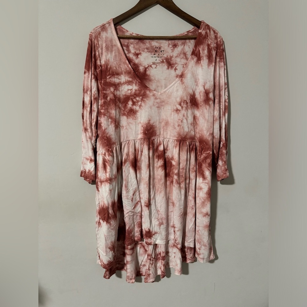 Torrid - Super Soft Scoop Neck long sleeve babydoll tunic top - Picture 2 of 10